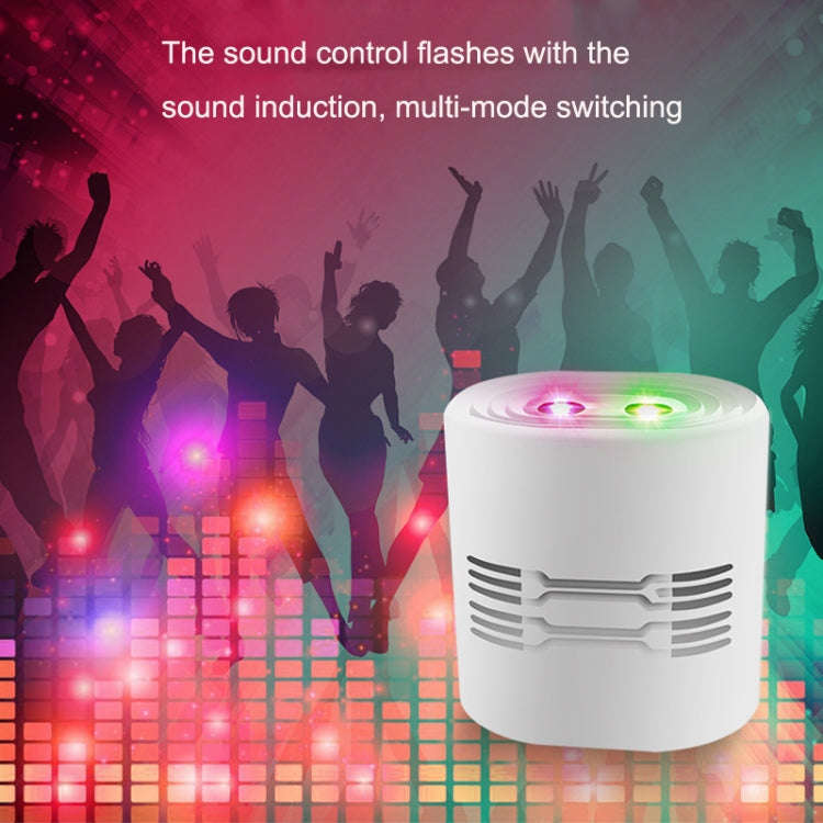 C209 USB Charge Mini Laser Stage Atmosphere Light, Single Star Style (White), 8 In 1 Style (Black...