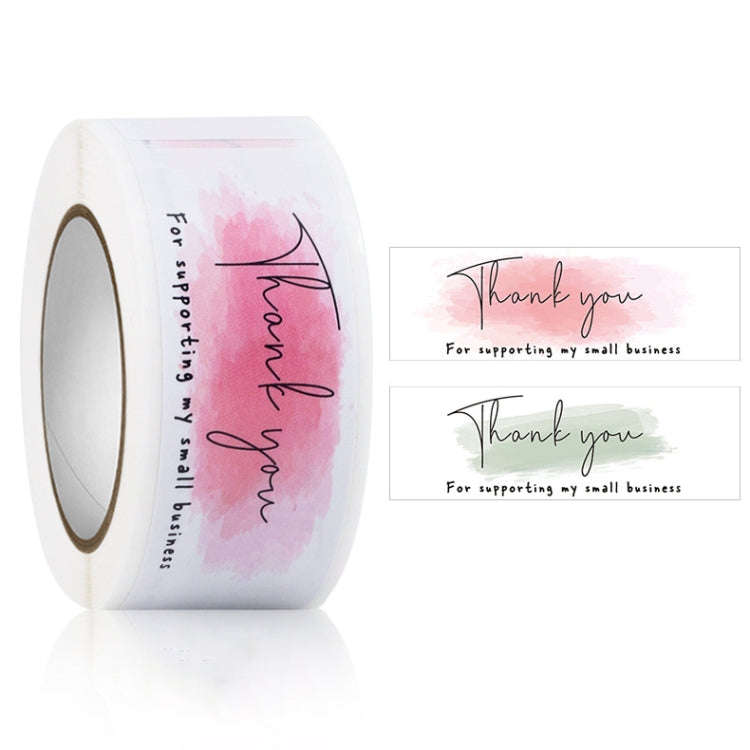 Rectangle Thank you for Your Order Sticker Seal Label, 2.5x7.5cm