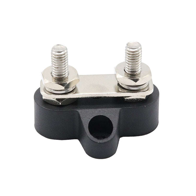 Double Terminal Block Spiral Fixed Wire Connector, M8 Black, M8 Red, M6 Black, M6 Red