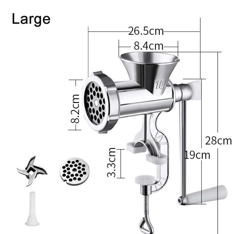Household Manual Grinder Sausage Machine, No. 10 Large
