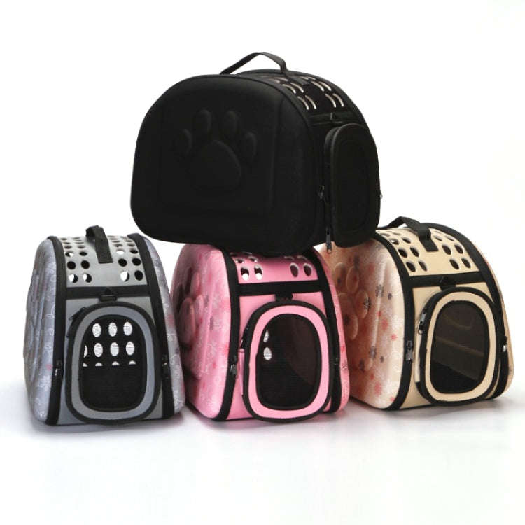 Pets Out Foldable EVA Backpack, Black, Pink, Gray, Champagne