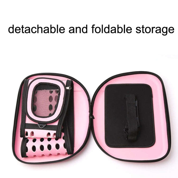 Pets Out Foldable EVA Backpack, Black, Pink, Gray, Champagne
