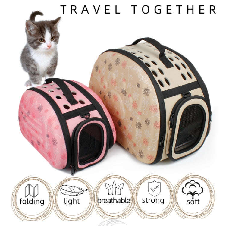 Pets Out Foldable EVA Backpack, Black, Pink, Gray, Champagne