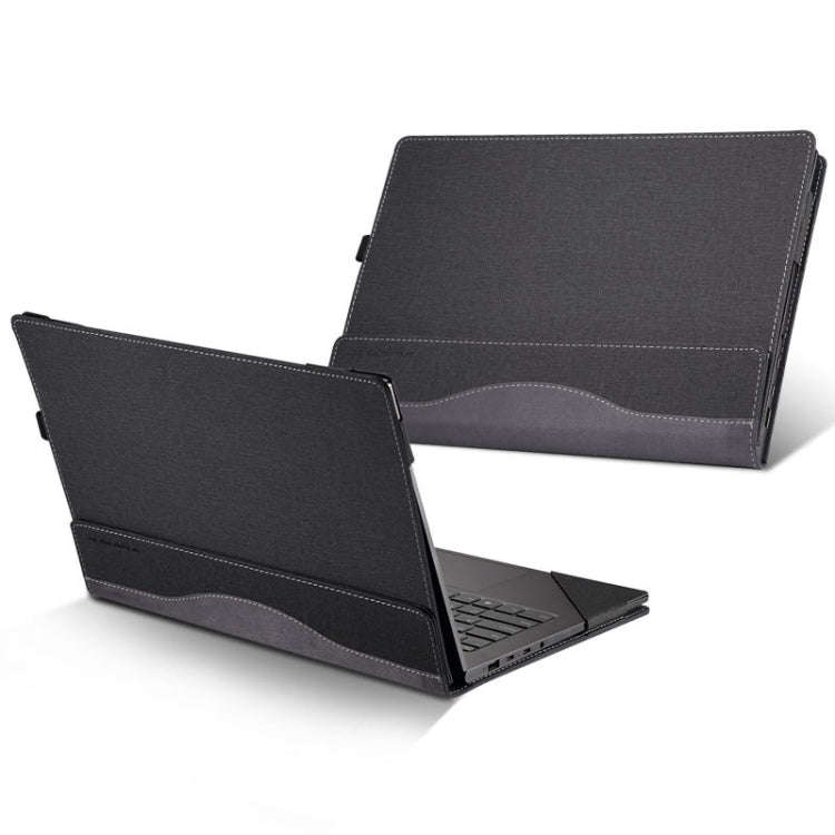 PU Leather Laptop Protective Case For HP Envy X360 15-BP / CN / DR / DS, Blue, Black, Wine Red