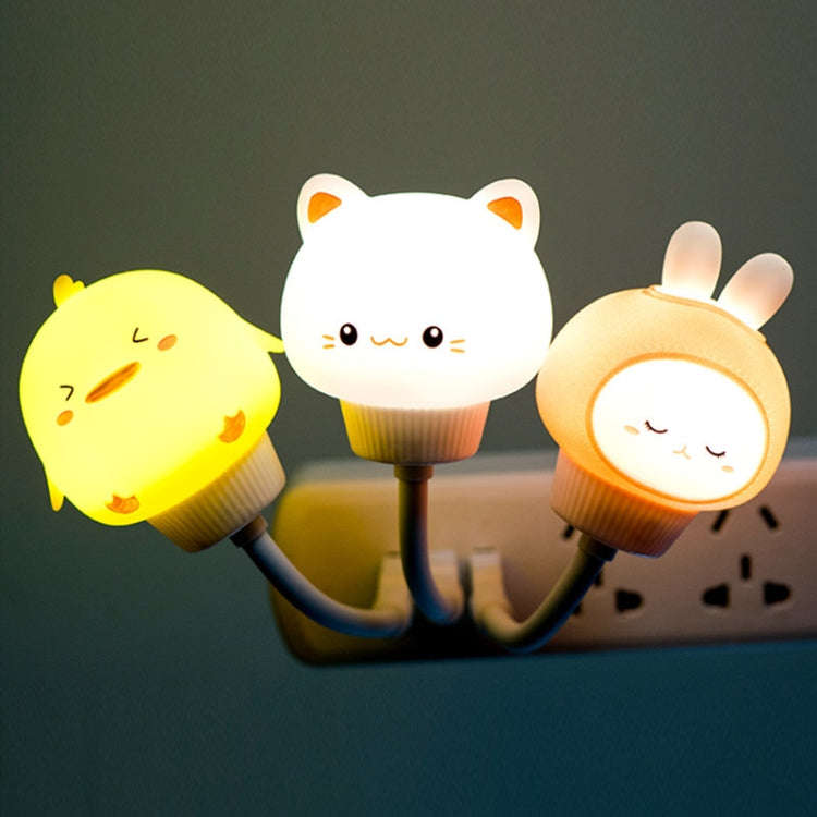 Cartoon USB Power Mini Night Light, Direct Plug-in, Remote Control Version