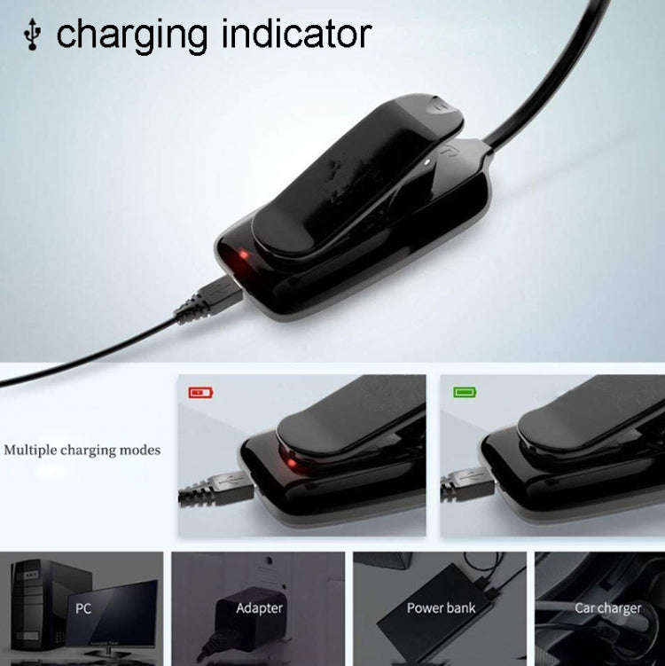 8021 Mini Book Clip Light LED Music Score Eye Protection Reading Lamp, Black, White