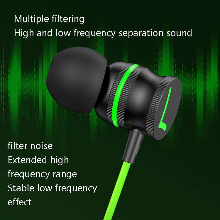 TS6600A USB-C / Type-C In-Ear Heavy Bass Wire Control Game Earphone, Cable Length: 1.2m, Type-C
