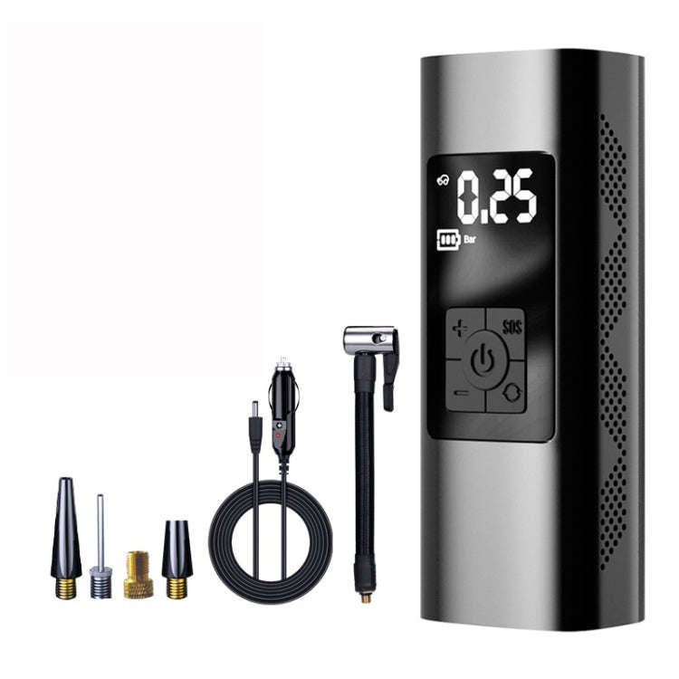 Car Portable Digital Display Electric Air Pump, 2712 Wired Version, 2712 Wireless Version 6000 mA...