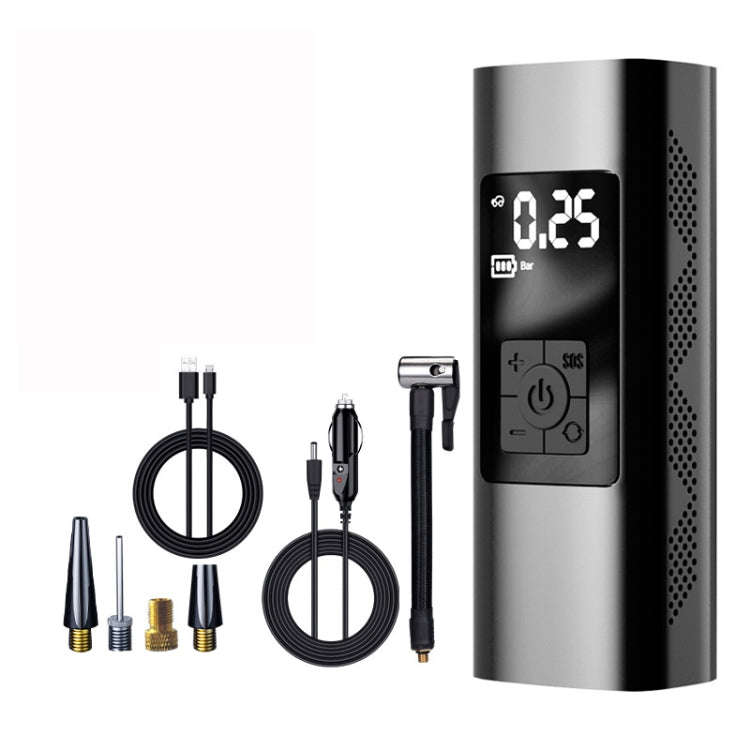 Car Portable Digital Display Electric Air Pump, 2712 Wired Version, 2712 Wireless Version 6000 mA...