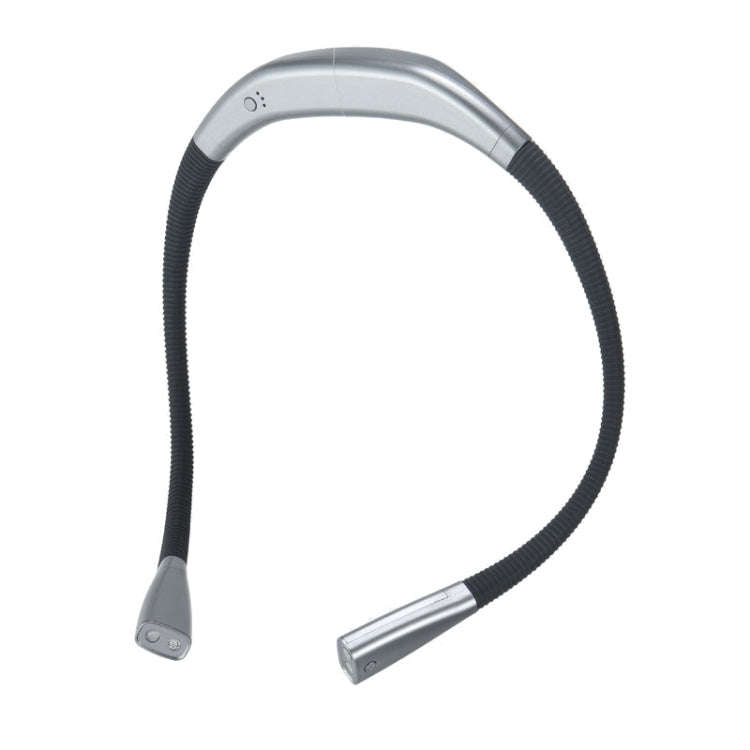 LED Hanging Neck Light Universal Hose Eye Protection Reading Light, Space Silver, Elegant Black