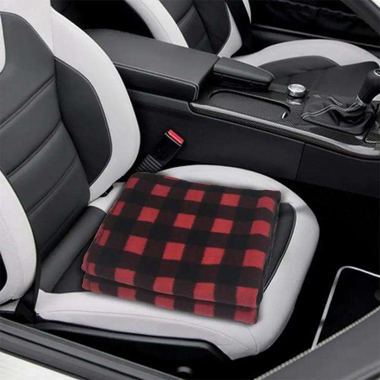 12V Car Winter Electric Heating Blanket, Ordinary Type Red, Temperature Control Type Red