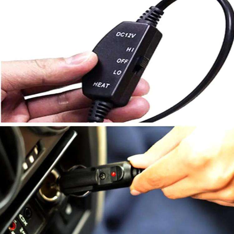 12V Car Winter Electric Heating Blanket, Ordinary Type Red, Temperature Control Type Red