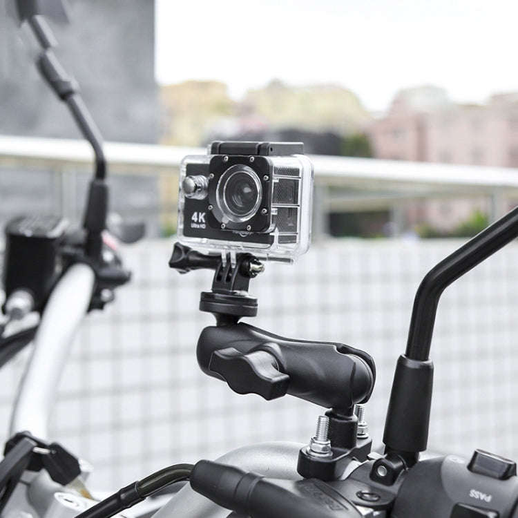 Motorcycle Action Camera Mount Holder, Handlebar, Mirror Base