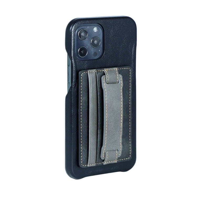 2 PCS Leather Phone Card Sleeve Back Sticker Wrist Pull Strap Holder, Card Sleeve Black, Card Sle...