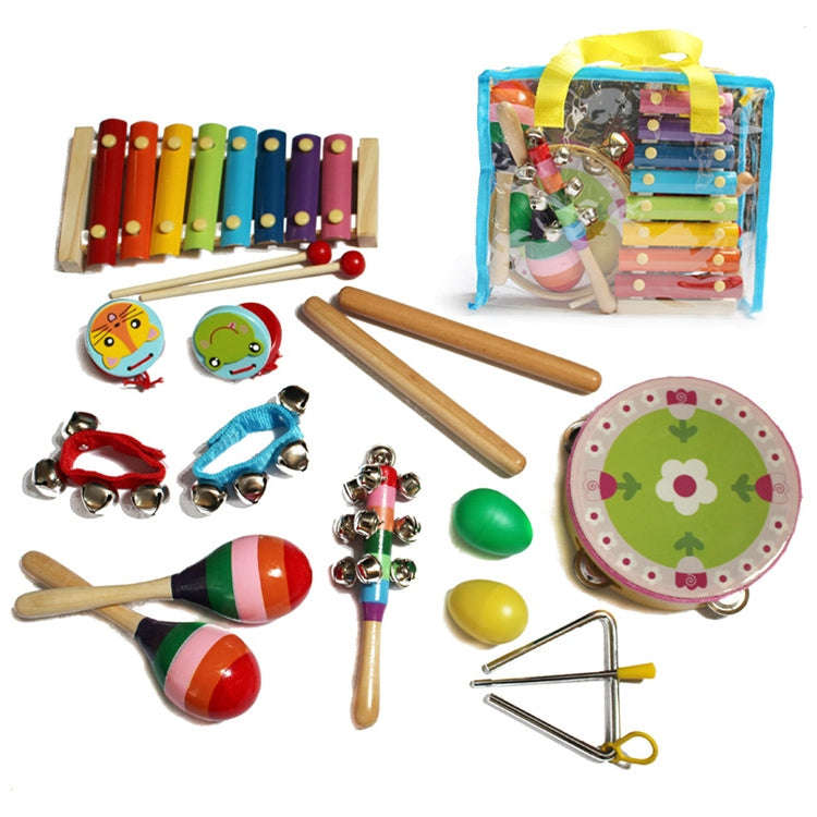 14PCS/Set Children Orff Percussion Playset