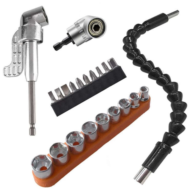 22 PCS / Set Screwdriver Corner Universal Soft Shaft Hex Handle Batch Combination Tool, 22 PCS / ...