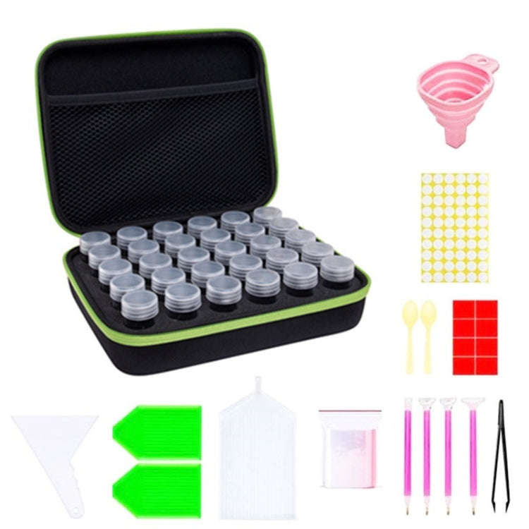 Multifunctional Portable Diamond Painting Tool Set Storage Bag, Style:, 30 Grid (Purple), 30 Grid...