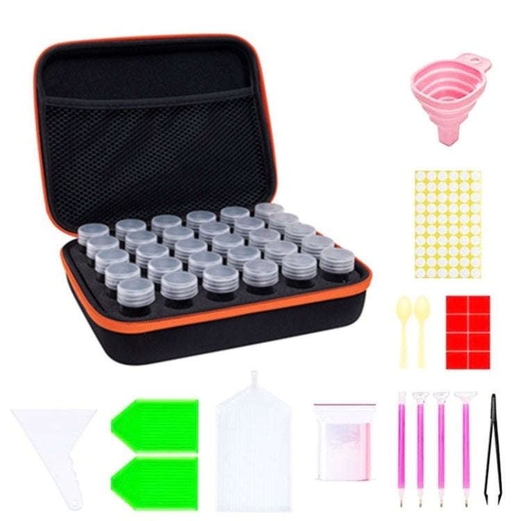 Multifunctional Portable Diamond Painting Tool Set Storage Bag, Style:, 30 Grid (Purple), 30 Grid...