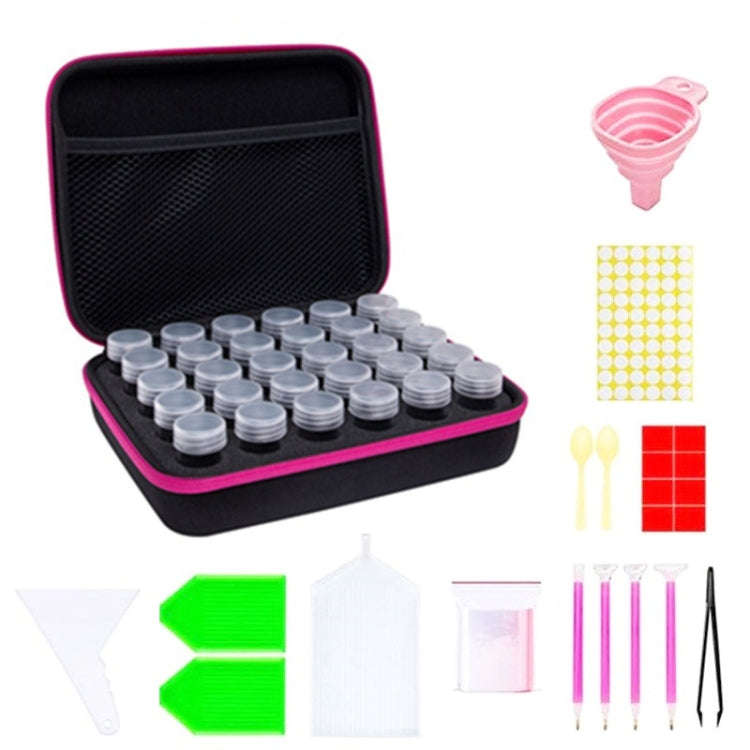Multifunctional Portable Diamond Painting Tool Set Storage Bag, Style:, 30 Grid (Purple), 30 Grid...