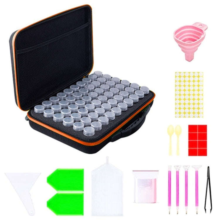 Multifunctional Portable Diamond Painting Tool Set Storage Bag, Style:, 30 Grid (Purple), 30 Grid...