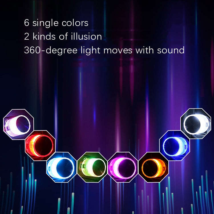 Car Decorative USB Universal LED Atmosphere Lamp, White, Ice Blue, Purple, Red, Yellow, Deep Blue...