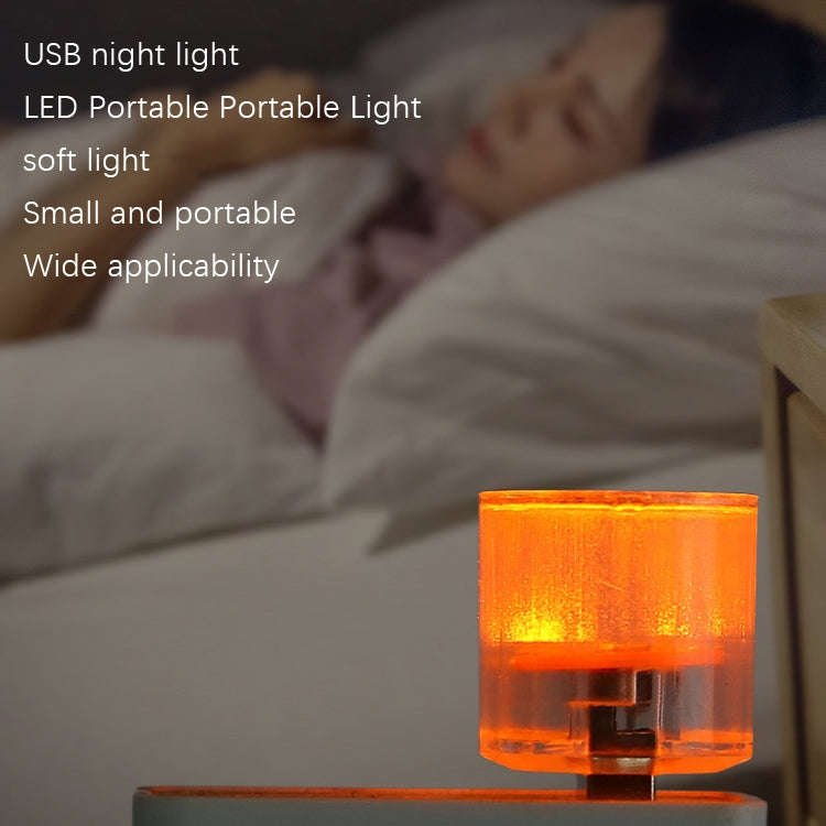 Car Decorative USB Universal LED Atmosphere Lamp, White, Ice Blue, Purple, Red, Yellow, Deep Blue...