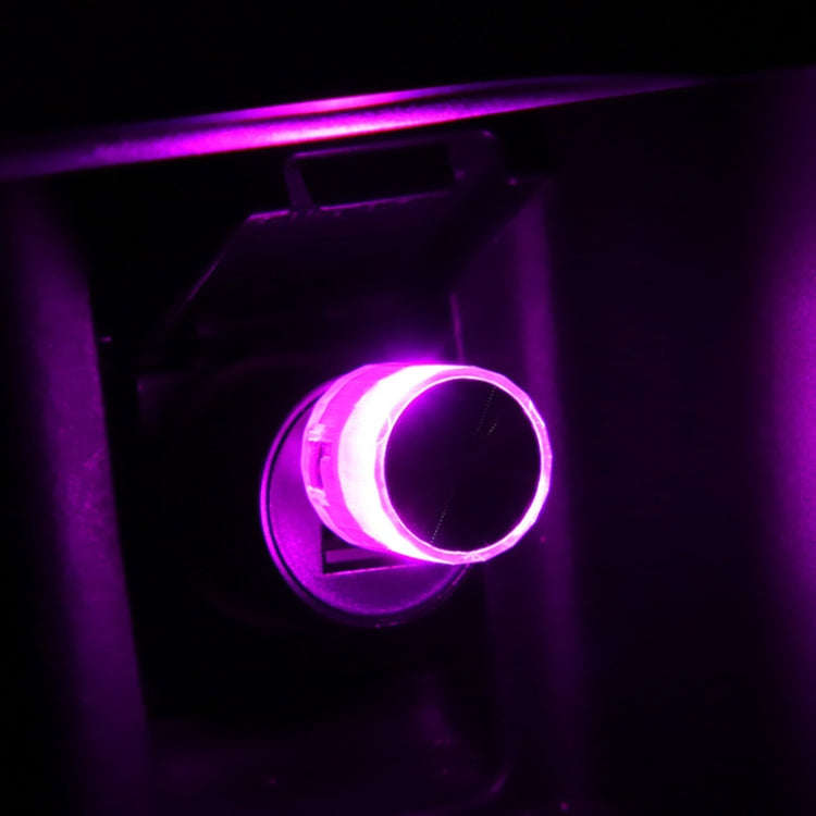 Car Decorative USB Universal LED Atmosphere Lamp, White, Ice Blue, Purple, Red, Yellow, Deep Blue...