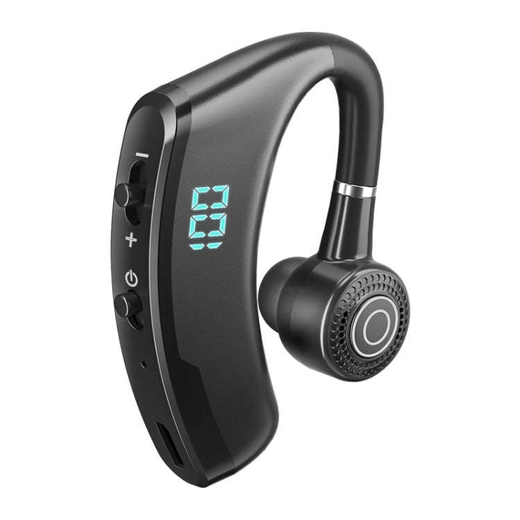 V9S Bluetooth Headset Noise Cancelling Headphones With LED Display, Black Single Ear, Blue Single...