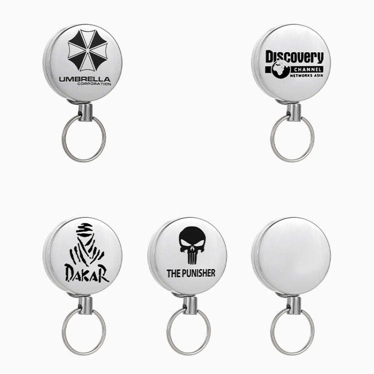 High Resilience Telescopic Steel Wire Anti-Lost Anti-Theft Key Ring