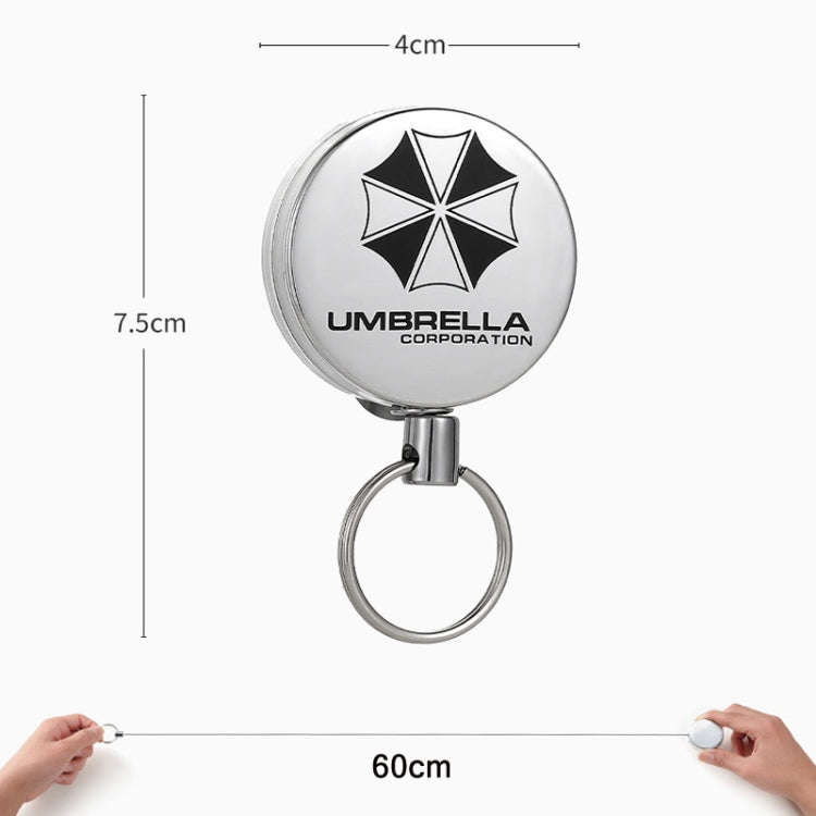High Resilience Telescopic Steel Wire Anti-Lost Anti-Theft Key Ring