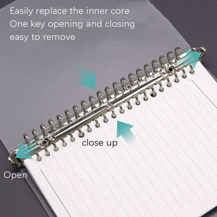Transparent Matte PP Soft Shell Cover Hand Accountive Page, Style:, A5 Horizontal Core, A5 Cornel...