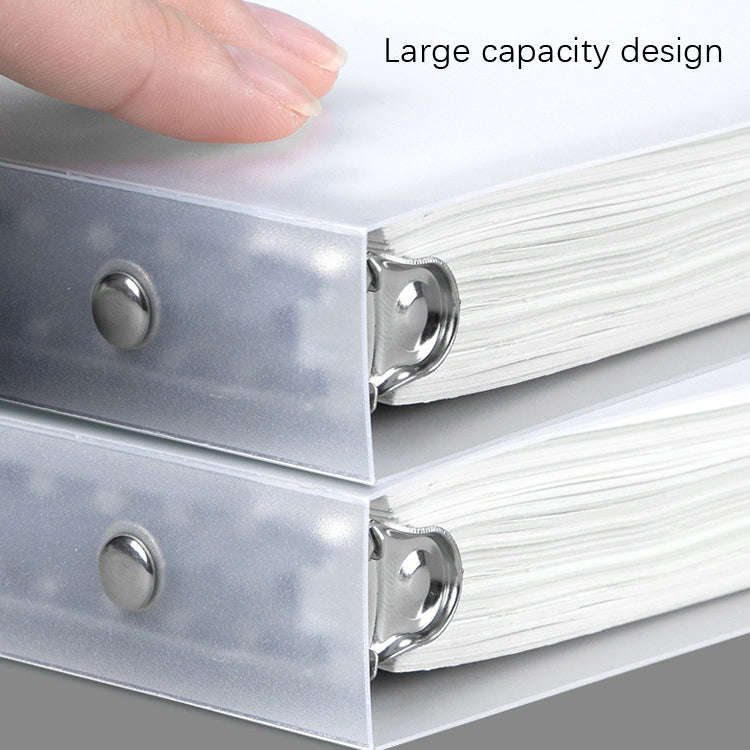Transparent Matte PP Soft Shell Cover Hand Accountive Page, Style:, A5 Horizontal Core, A5 Cornel...
