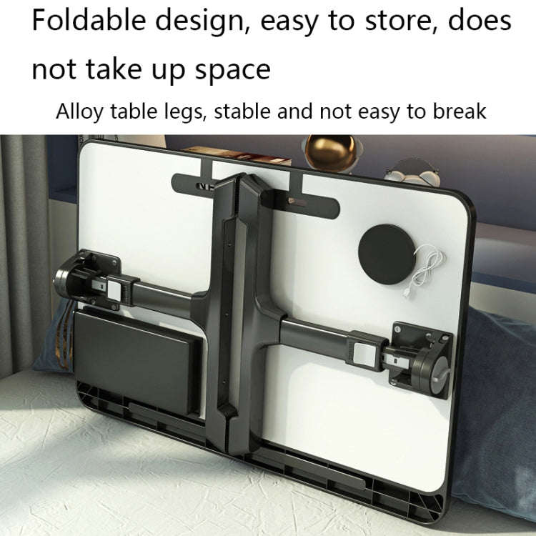 N6 Liftable and Foldable Bed Computer Desk, Style:, Basic Type, Drawer Type, Drawer+Shelf, Drawer...