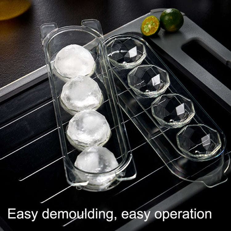 Household Food Grade Transparent Round Ice Cube Mold, Size: Large, Small, Medium, Large
