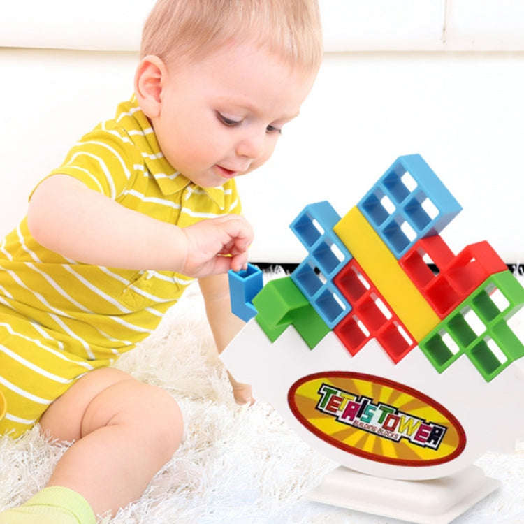 Balance Swing Stack High Building Blocks Parent-Child Board Game, 32 PCS, 48 PCS