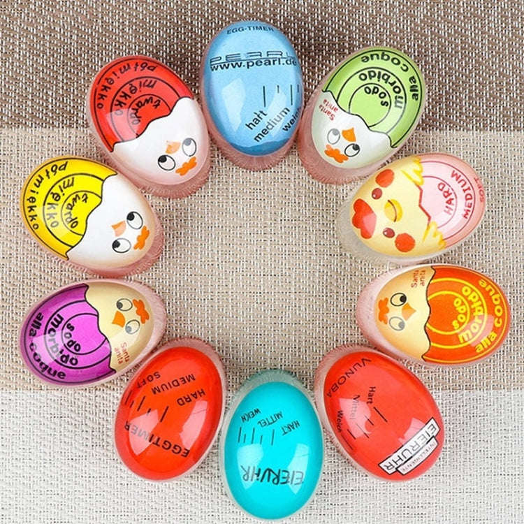 Boiled Egg Timer Reminder Color-changing Cartoon Egg Timer, Specification: Japanese, Yellow Chick...