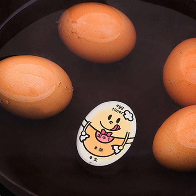 Boiled Egg Timer Reminder Color-changing Cartoon Egg Timer, Specification: Japanese, Yellow Chick...