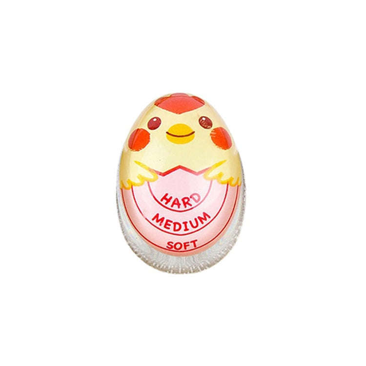 Boiled Egg Timer Reminder Color-changing Cartoon Egg Timer, Specification: Japanese, Yellow Chick...
