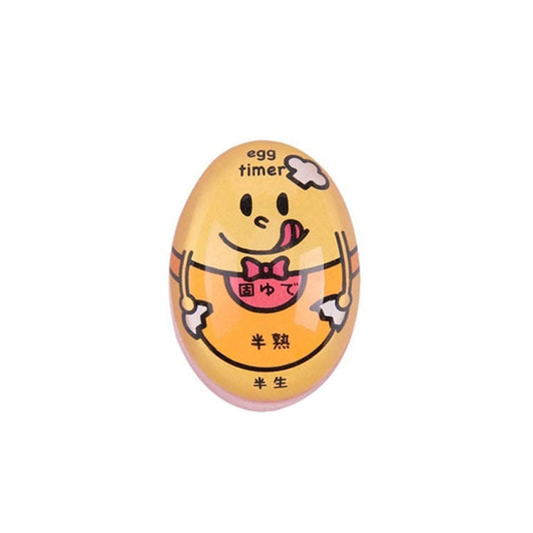 Boiled Egg Timer Reminder Color-changing Cartoon Egg Timer, Specification: Japanese, Yellow Chick...