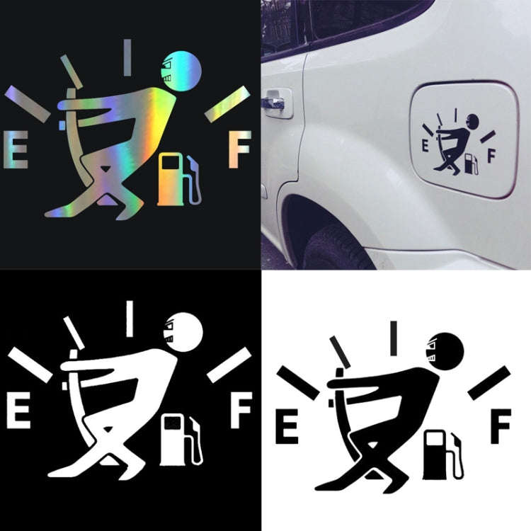 Pull Fuel Tank Pointer To Full Hellaflush Reflective Vinyl Car Sticker