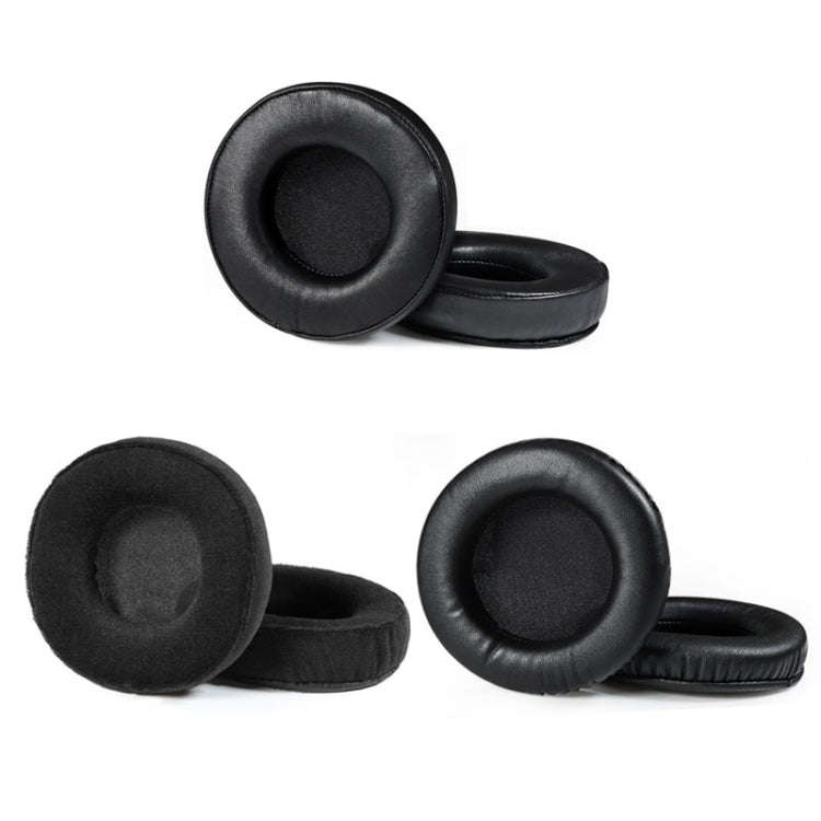 2 PCS  Earmuffs for Audio-Technica AD1000X AD2000X AD900X AD700X,Style:, Black Protein Skin, Blac...