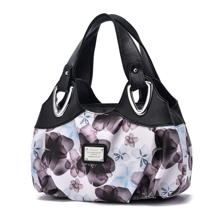 722 Women Soft Leather Handbag, Green handle Lily, Green Handle Rose, White Handle Green Flower, ...