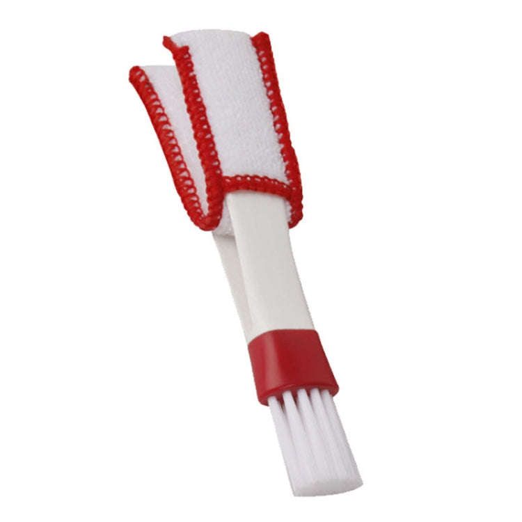 Car Wash Brush Soft Hub Multi-Function Dust Removal Tool, Red White Air Outlet Brush, Red Gray Ai...