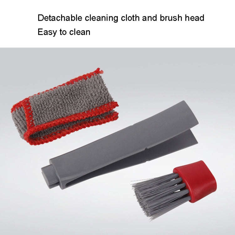 Car Wash Brush Soft Hub Multi-Function Dust Removal Tool, Red White Air Outlet Brush, Red Gray Ai...