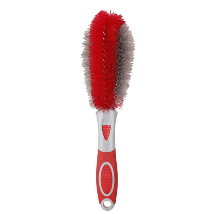 Car Wash Brush Soft Hub Multi-Function Dust Removal Tool, Red White Air Outlet Brush, Red Gray Ai...