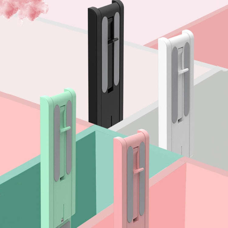 2 PCS K30 Multi-speed Adjustment Desktop Mobile Phone Bracket Notebook Folding Bracket, Pink, Whi...