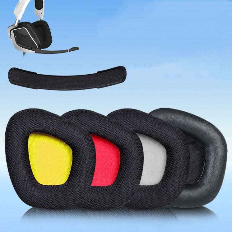 2 PCS Replacement Earpads for Corsair Void Pro Elite,Style:, Head Beam Pad, Black Protein Leather...