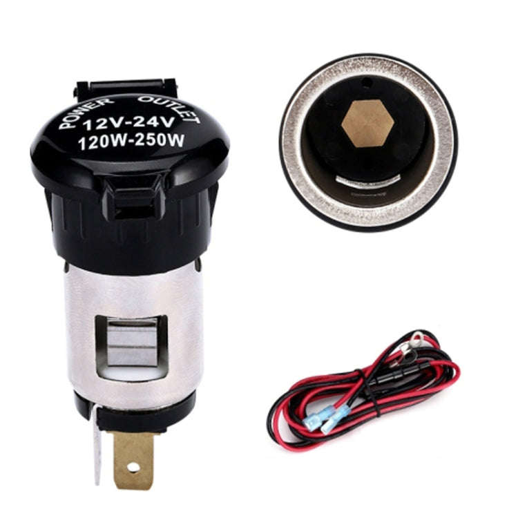 Car Modified Cigarette Lighter Waterproof Vehicle Charging Power Socket No Cigarette Type (with 1...