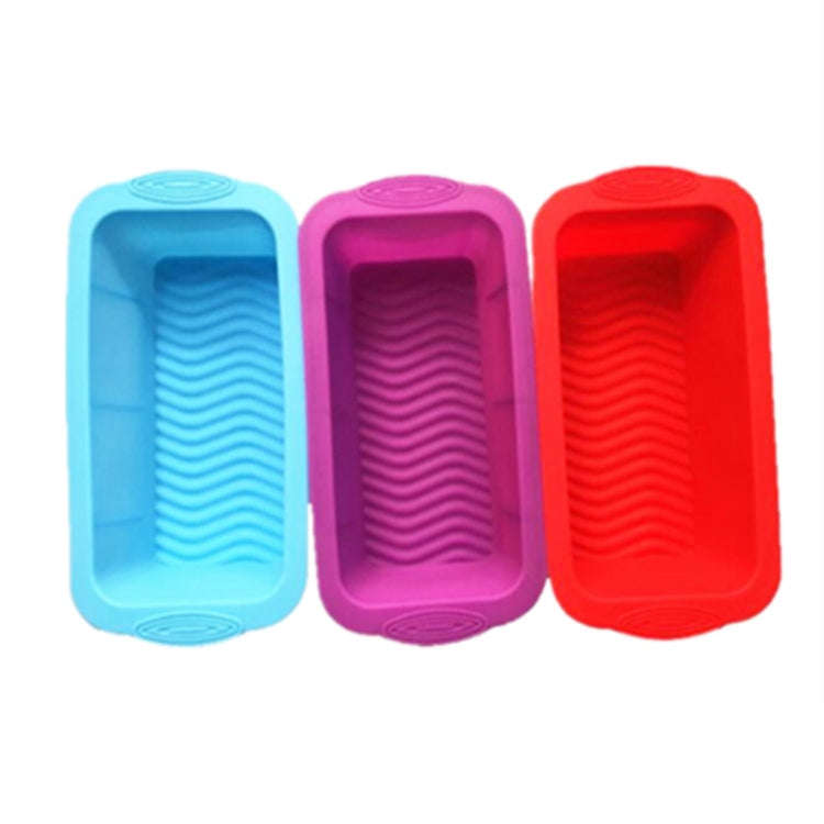 Silicone Pizza Toast Box Long Cake Mold, Long (Purple), Long (Red), Long (Blue)