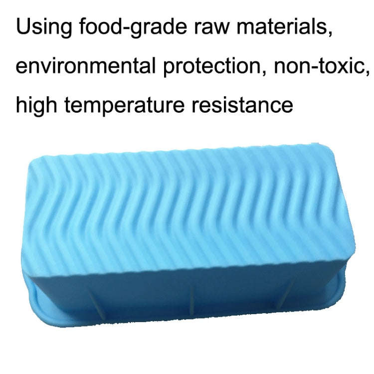 Silicone Pizza Toast Box Long Cake Mold, Long (Purple), Long (Red), Long (Blue)